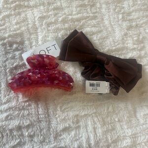 Hair Bow and Claw Clip
